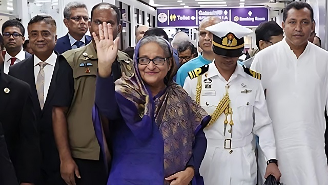 যুক্তরাষ্ট্র-যুক্তরাজ্যে ১৬ দিনের সফর শেষে ফিরেছেন প্রধানমন্ত্রী