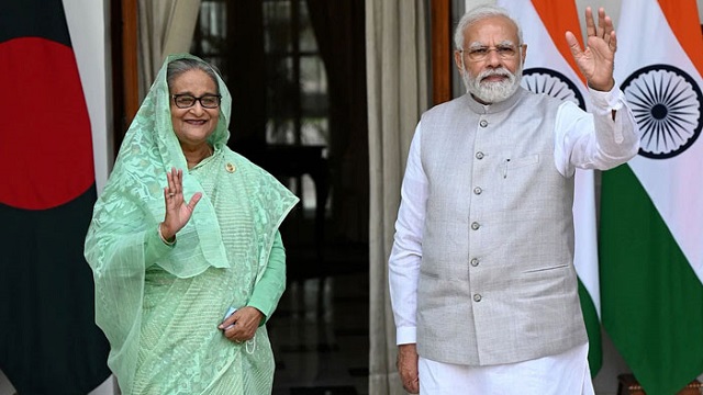 ভারত সফরে মোদির সঙ্গে দ্বিপাক্ষিক বৈঠকে বসবেন শেখ হাসিনা