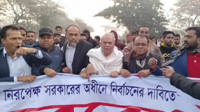 দেশের জনগণ তামাশার নির্বাচন প্রতিরোধ করবে: রিজভী