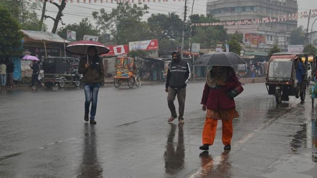 দেশের কয়েকটি এলাকায় বৃষ্টির শঙ্কা