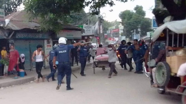 রংপুরে বিএনপি-পুলিশ সংঘর্ষ, আহত অর্ধশতাধিক