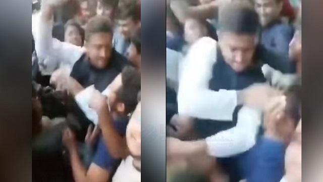 ভোটের মাঠে যুবককে কষে থাপ্পড় মারলেন সাকিব