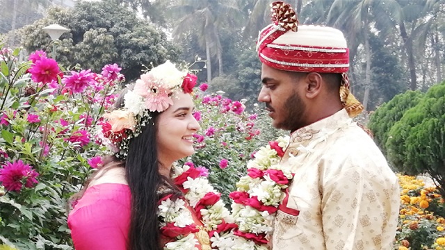 প্রেমের টানে জার্মান তরুণী গোপালগঞ্জে, বিয়ে করলেন চয়নকে