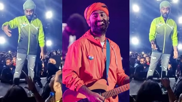 হাত ধরে টানাটানিতে আহত অরিজিৎ সিং, তবুও গাইলেন গান