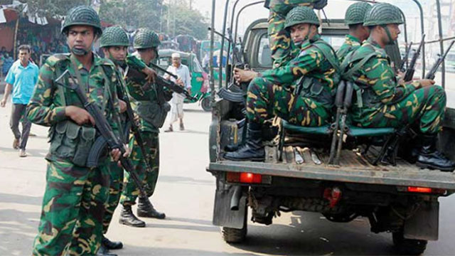 ২৯ ডিসেম্বর সেনাসহ সব বাহিনী টহলে নামবে