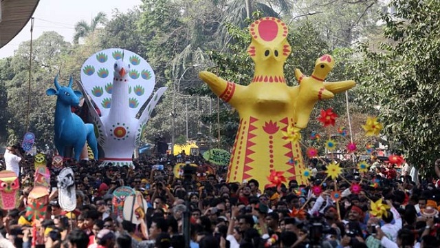বর্ণিল উৎসবে উদযাপিত হলো বাংলা নববর্ষ 