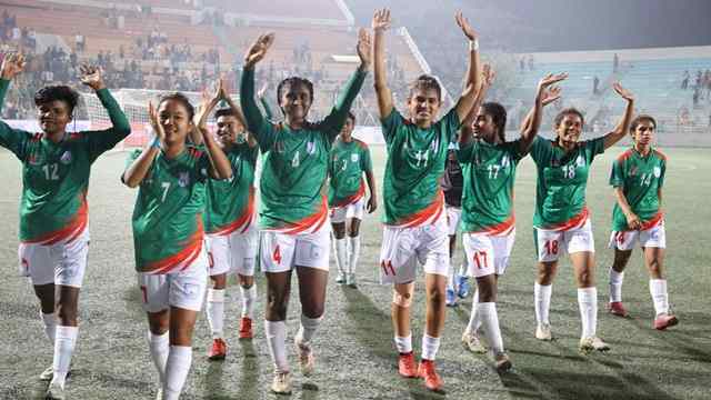 সাফ চ্যাম্পিয়নশিপে বাংলাদেশ নারী দলের শুভ সূচনা