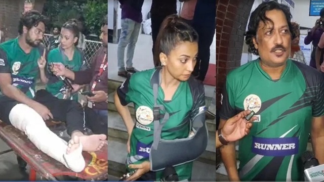 সেলিব্রেটি ক্রিকেট লিগে তারকাদের মারামারি, আহত ৬