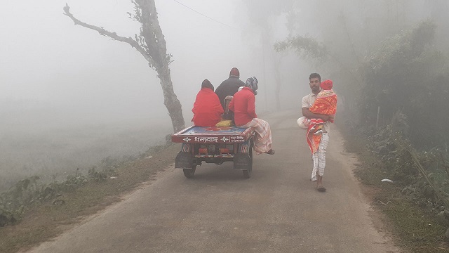 পঞ্চগড়ে মৃদু শৈত্যপ্রবাহ, তাপমাত্রা ৯.৪ ডিগ্রি