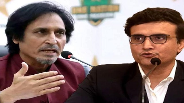 পাকিস্তান-ভারত সিরিজের জন্য সৌরভের সঙ্গে আলোচনায় রমিজ