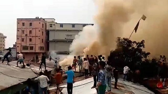 তুলাতুলি বস্তির আগুন নিয়ন্ত্রণে