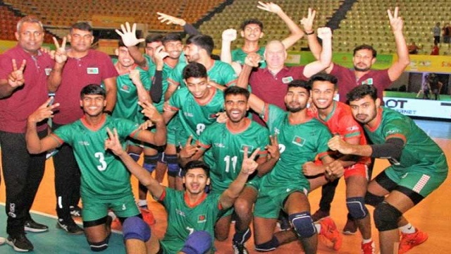 অনূর্ধ্ব-২৩ পুরুষ আন্তর্জাতিক ভলিবলের চ্যাম্পিয়ন বাংলাদেশ