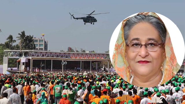 প্রধানমন্ত্রী পৌঁছেছেন খুলনায় 