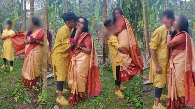 শিক্ষা সফরে গিয়ে ছাত্রের সঙ্গে অন্তরঙ্গ ফটোশুট শিক্ষিকার