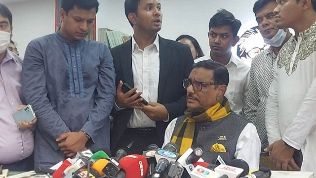 খালেদা জিয়ার নির্বাচন করার যোগ্যতা নেই: ওবায়দুল কাদের