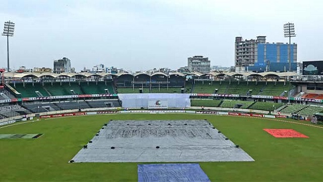 বৃষ্টির কারণে দ্বিতীয় দিনের খেলা পরিত্যক্ত