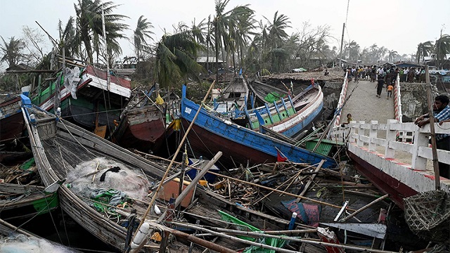 ঘূর্ণিঝড় মোখা : মিয়ানমারে নিহতের সংখ্যা বেড়ে ৮১