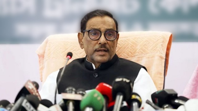 মতিঝিল পর্যন্ত মেট্রোরেল চালু কবে, জানালেন ওবায়দুল কাদের