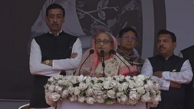 জ্বালাও-পোড়াও-মানুষ খুন হলো বিএনপির গুণ: শেখ হাসিনা