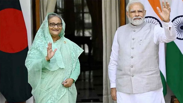তিন প্রকল্পের উদ্বোধন করলেন শেখ হাসিনা ও নরেন্দ্র মোদি