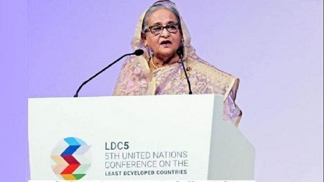 অনুদান নয়, স্বল্পোন্নত দেশগুলো তাদের পাওনা চায়: প্রধানমন্ত্রী