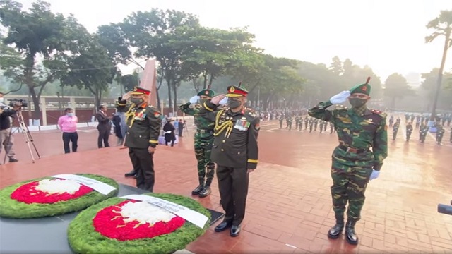 শহীদ বুদ্ধিজীবী দিবস উপলক্ষে রাষ্ট্রপতি ও প্রধানমন্ত্রীর শ্রদ্ধা নিবেদন