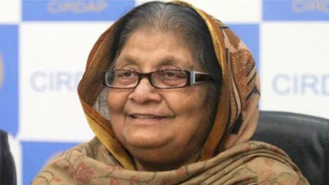 সাজেদা চৌধুরীর প্রথম জানাজা বেলা ১১টায়