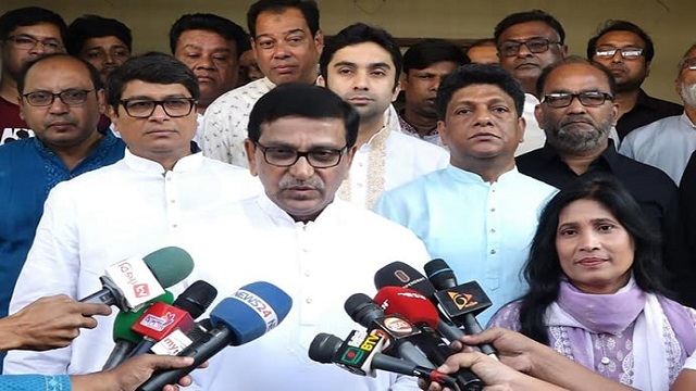 হরতাল-অবরোধ করে নির্বাচন প্রতিহত করা যাবে না : হানিফ