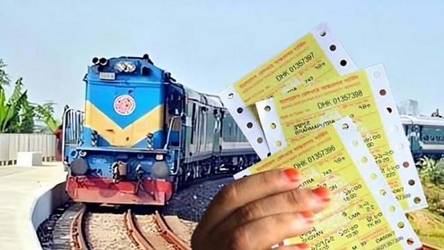 ট্রেনে ঈদযাত্রার ফিরতি টিকিট বিক্রি শুরু আজ