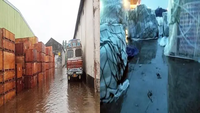 টানা বৃষ্টিতে ক্ষতিগ্রস্ত শত কোটি টাকার পণ্য