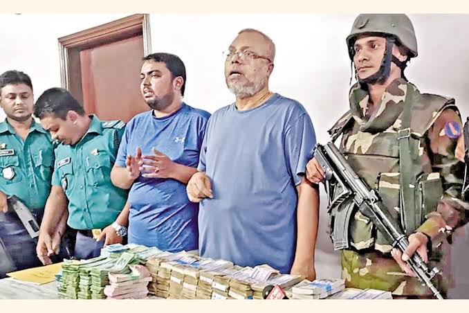 Ex-addl secretary, son arrested