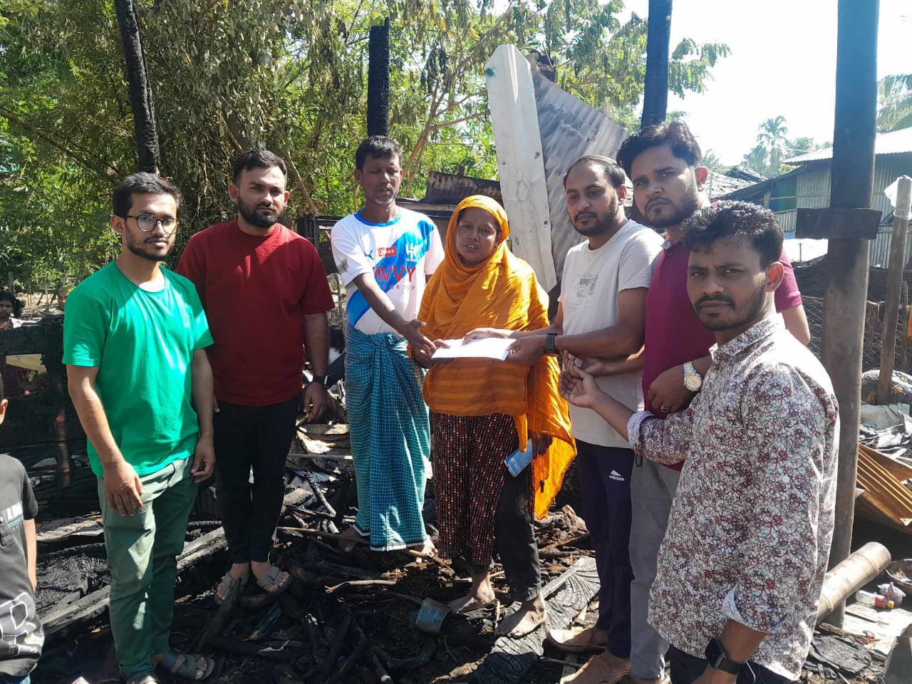 COAST provides relief to fire-affected families