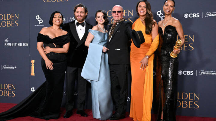 'Emilia Perez,' 'The Brutalist' win at diverse Golden Globes