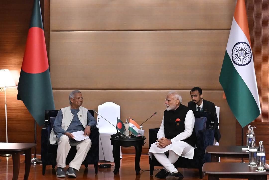 Yunus, Modi discuss Hasina’s extradition, border and water issues