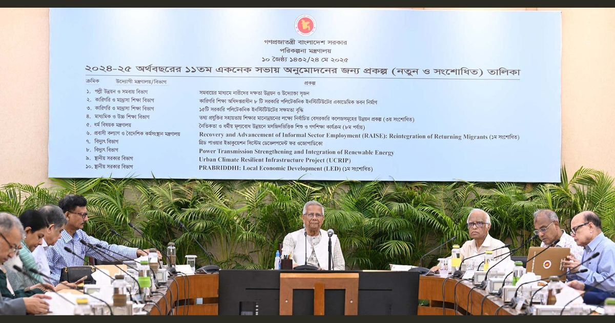 ECNEC clears nine projects worth Tk11,851 crore