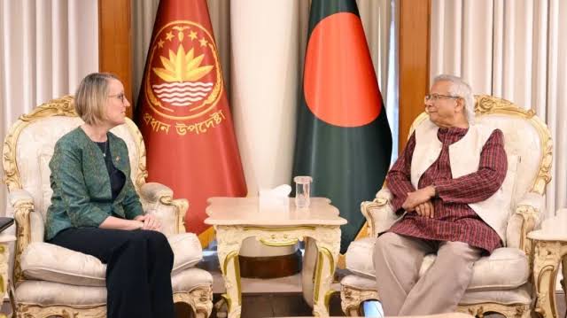 British envoy meets CA Yunus ahead of UK visit