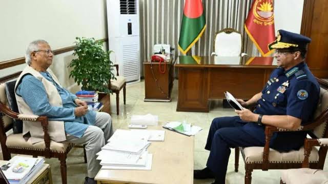 Air Chief meets CA Yunus