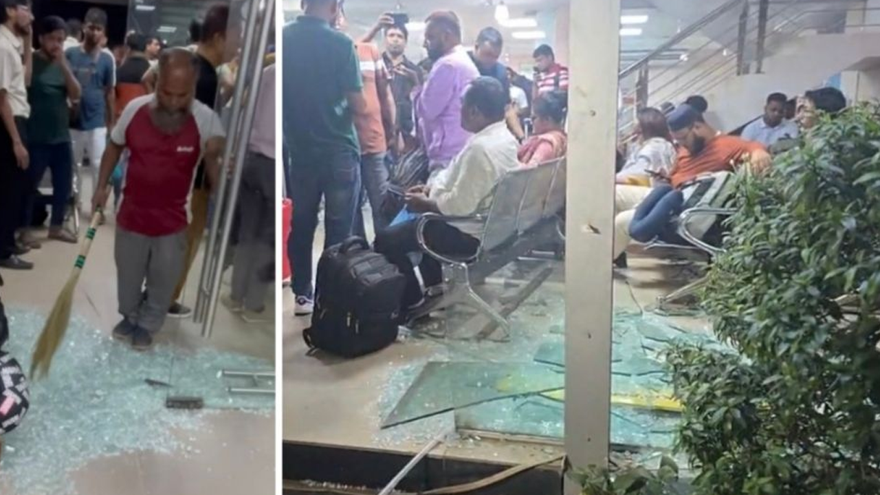 Attack and vandalism at Shohagh Paribahan counter, owner’s house in Malibagh