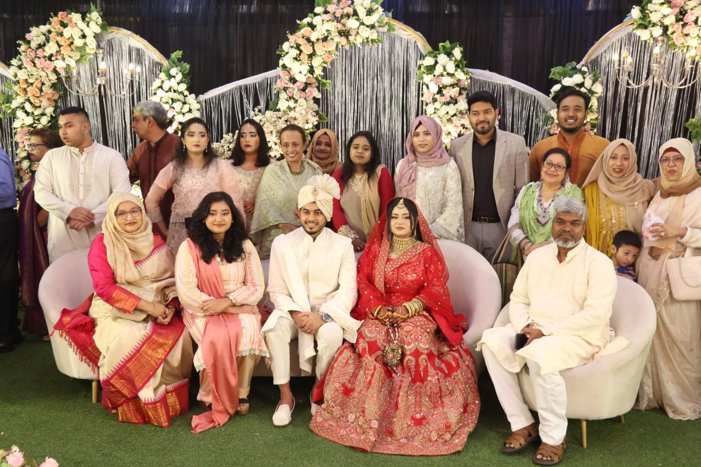 জিকে শামীমের ভাতিজির বিবাহোত্তর সংবর্ধনা অফিসার্স ক্লাবে অনুষ্ঠিত