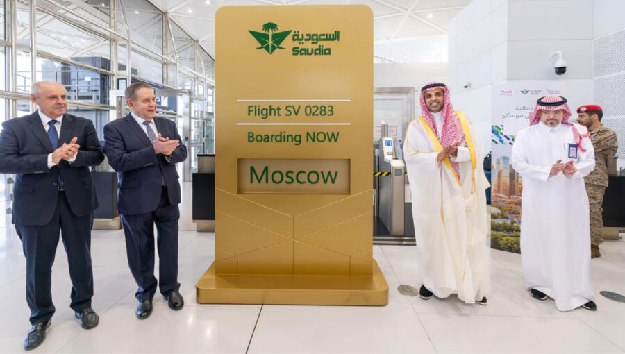 Saudia launches Riyadh-Moscow direct flights