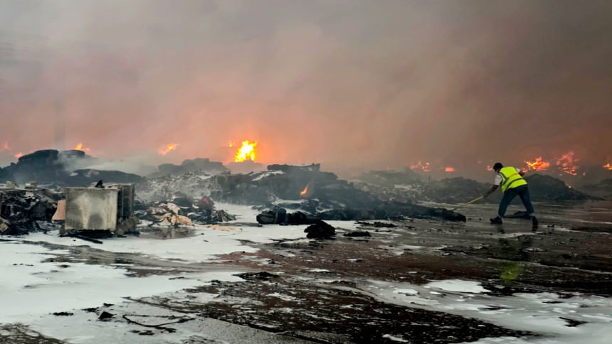 Cargo village fire inflicts roughly Tk12,214 crore damage