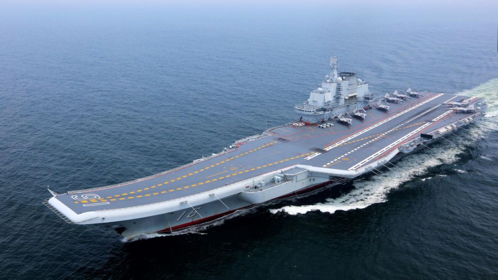 China launches its strongest aircraft carrier in naval race with US