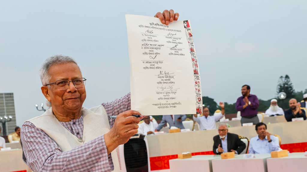 Yunus’s referendum plan pleases none