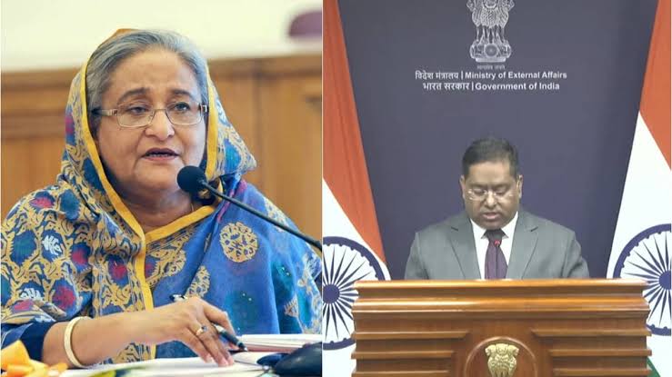India examining Bangladesh’s request for Hasina’s extradition: MEA