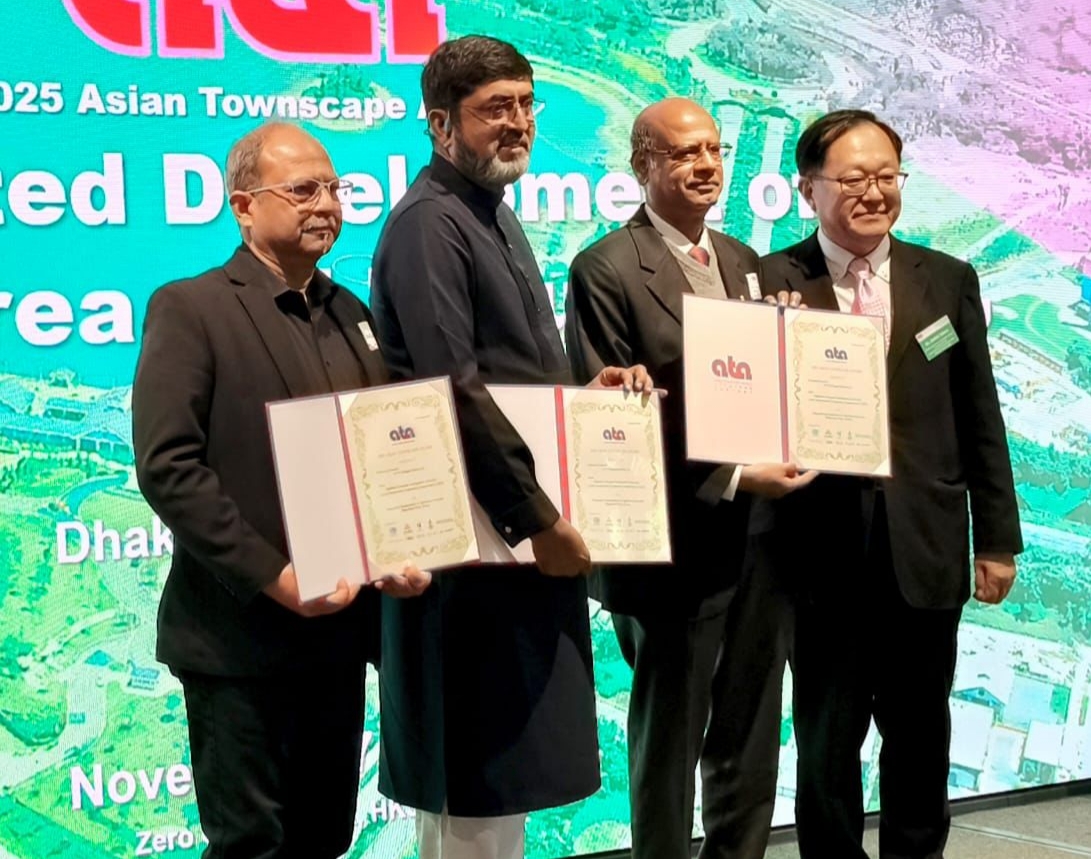 Hatirjheel recognized at Asian Townscape Awards in Hong Kong