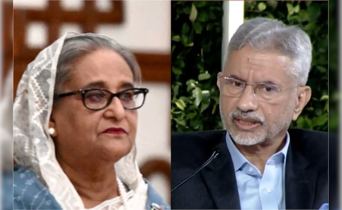 ‘She has to make up her mind': Jaishankar on Hasina's India stay