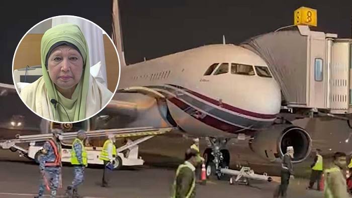Khaleda Zia’s air ambulance flight declared ‘VVIP’ movement
