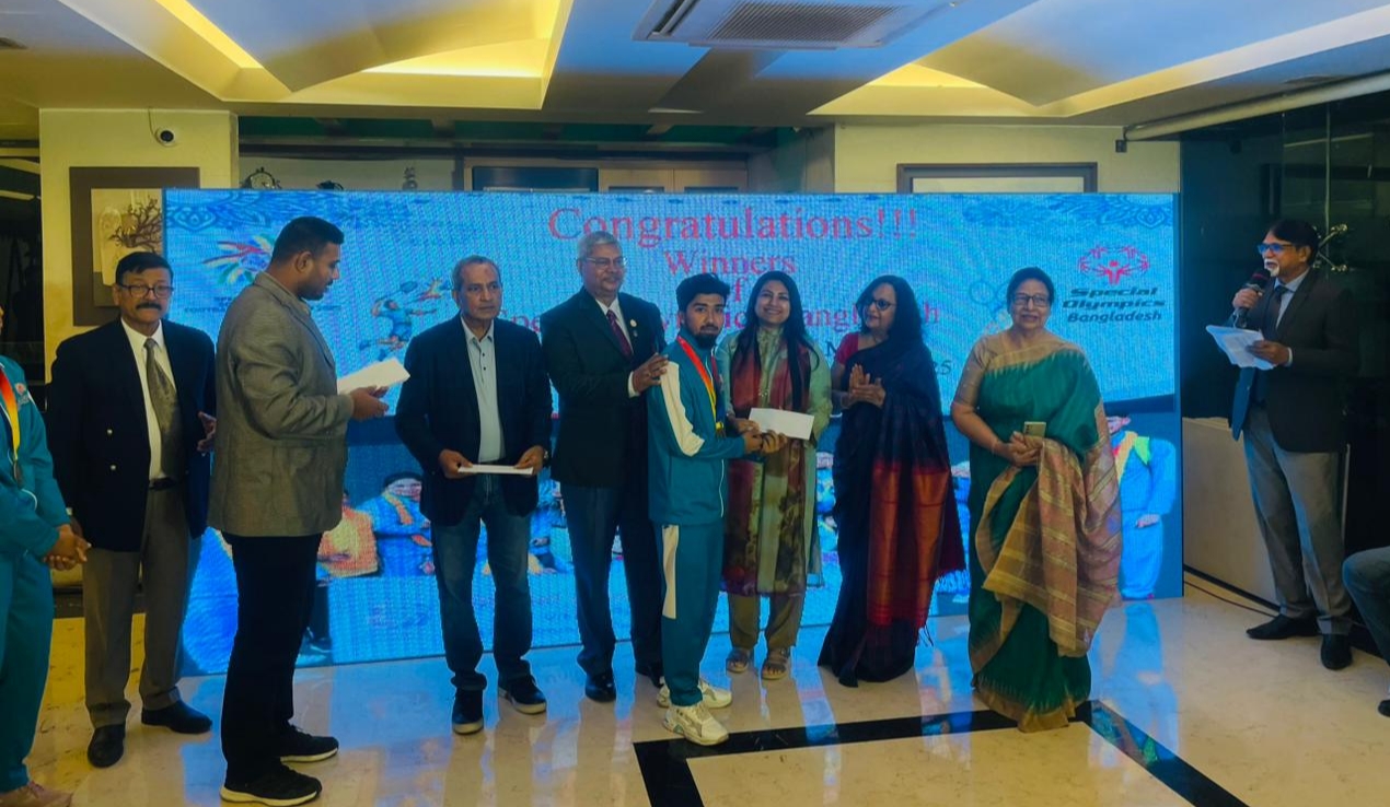 Musa Mia Intellectual Development School's Panna and Sajib honored