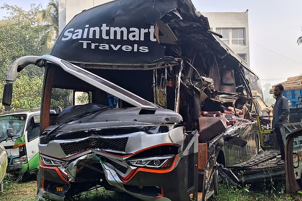 Bus hits stationary truck in Mirsharai, 3 killed