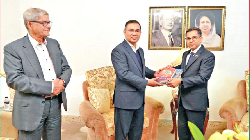 তারেক রহমানের সঙ্গে ভারতের হাইকমিশনারসহ তিন রাষ্ট্রদূতের সাক্ষাৎ